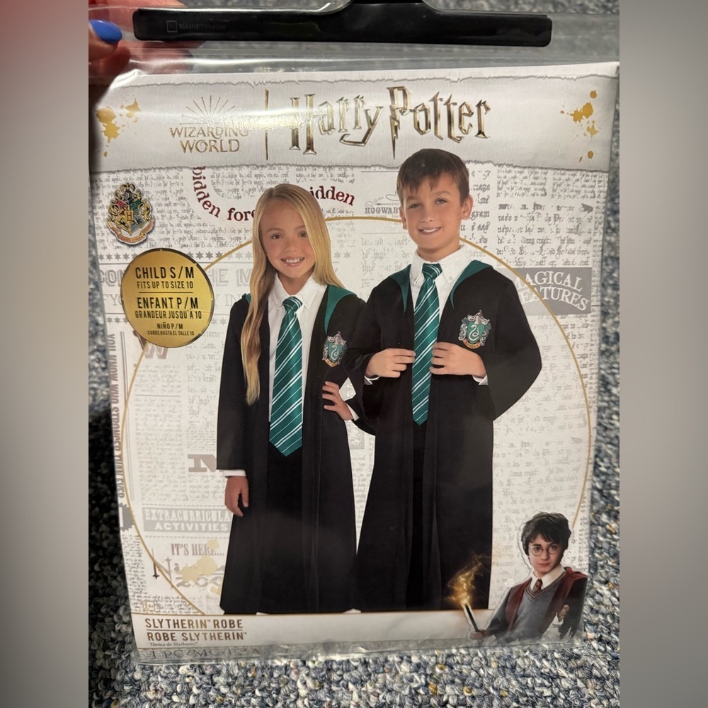 New Harry Potter Slytherine robe costume